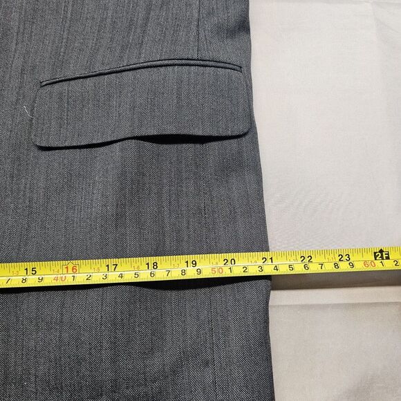 Bachrach Mens Blazer 42s Gray Two Button‎ - Picture 9 of 13